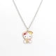 thumbnail image 3 of Collar de aleación de Hello Kitty de Anime Sanrio Kawaii, colgante de gato KT de dibujos animados, cadena de cuello Sexy para niña, regalo de vacaciones para novia, 3 of 4