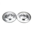 thumbnail image 2 of Power Stop Front Pair of Drilled and Slotted Brake Rotors EBR653XPR, 2 of 4