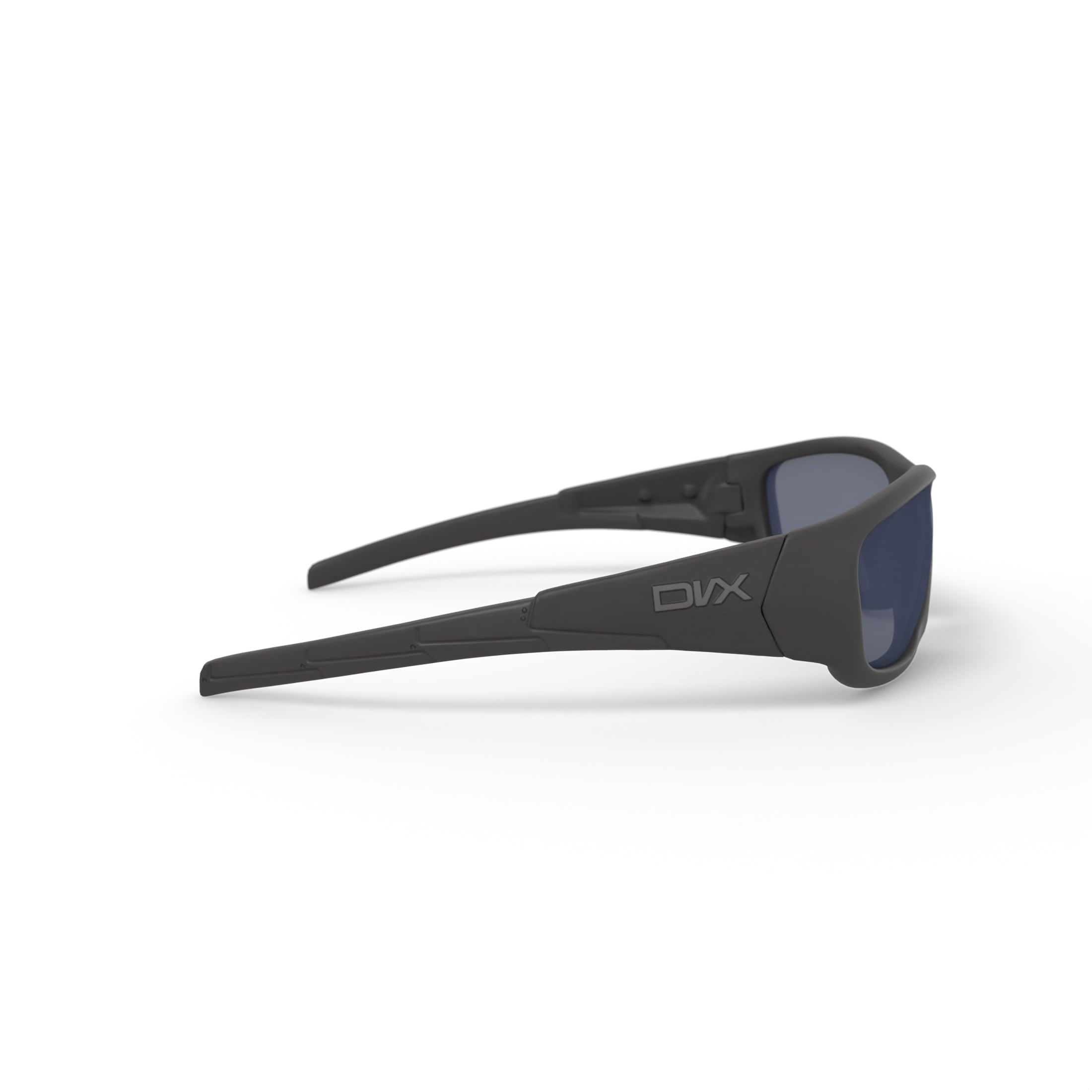 DVX Static Sport Prescription Sunglasses, Grey Lenses/Matte Black