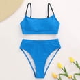 thumbnail image 5 of XIYON Women's Bikini Sets Womens High Waisted Swimsuits Bottom Padded Bathing Suits Bikini Sets Top Two Piece Swimwear Summer Beach Vacation Bathing Suits, 5 of 5