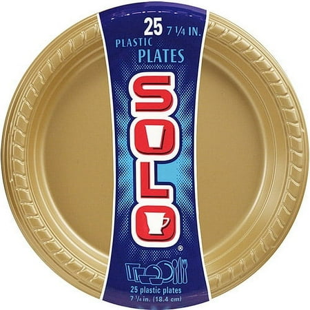 Solo 7 Inch Plate Gold