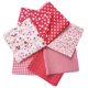 thumbnail image 1 of Inteprter 50*50 tela de algodón tela impresa costura telas acolchadas para costura DIY accesorios hechos a mano Tela de costura y artesanía rojo 50x50cm Inteprter HA5306-06B, 1 of 6