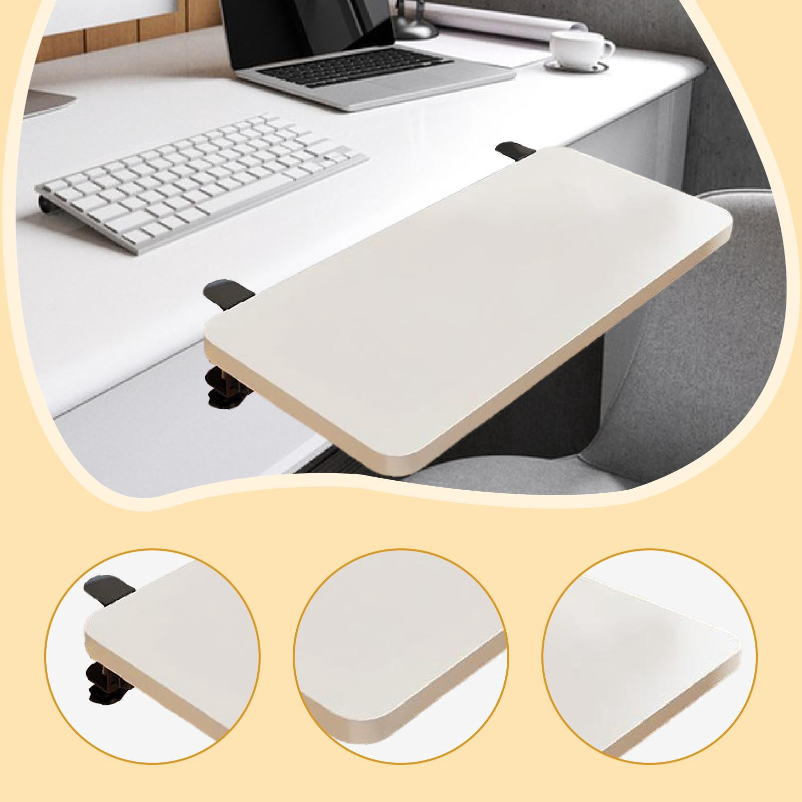 CoudarTitie Desk Extender Board Desk Extender Tray Adults Accessories Arm Rest Expansion White