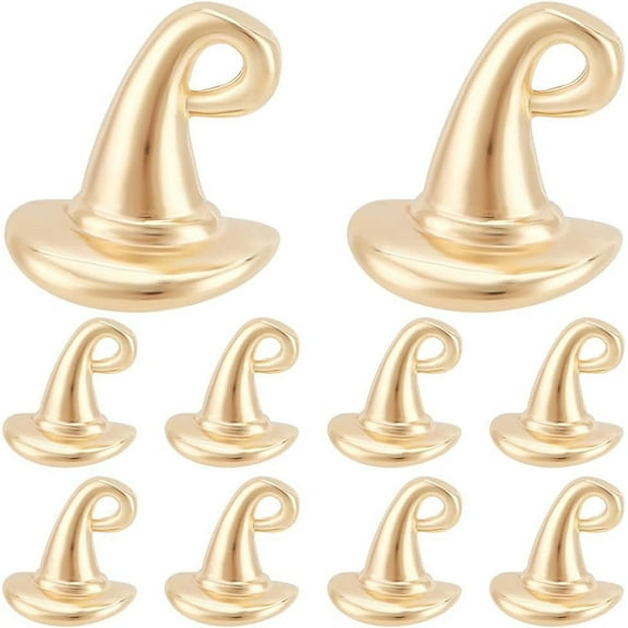 1 Box Real 18K Gold Plated Halloween Charms Bulk Pendants Dangle Charm for Jewelry Making Earrings Bracelets DIY Crafts