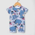 thumbnail image 4 of Winnie The Pooh Baby Boy Girl Short Sleeve Romper Clothing Set Print Cartoon Baby Summer One Piece Jumpsuit, 4 of 8