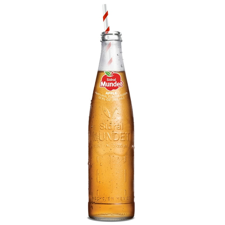 2 pack) Sidral Mundet Apple Soda, 12 fl oz (355ml) Glass