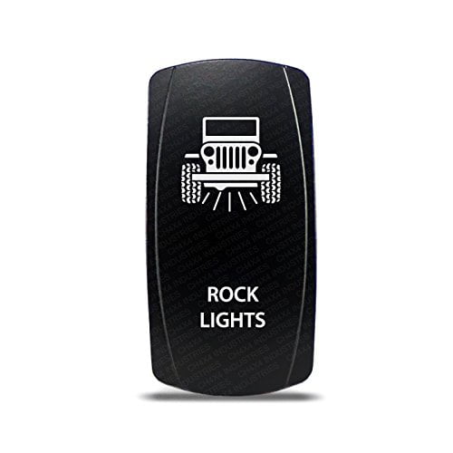 Jeep TJ Wrangler Rocker Switch 4 Switch Kit Light Logo Rock Light Logo Light Bar Logo and Blinders Logo Life Time Warranty 