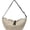 White, variant on Nylon Crossbody Bag for Women Men Dumpling Tote Bag Braid Woven Zipper Water-Resistant Nylon Shoulder Bag