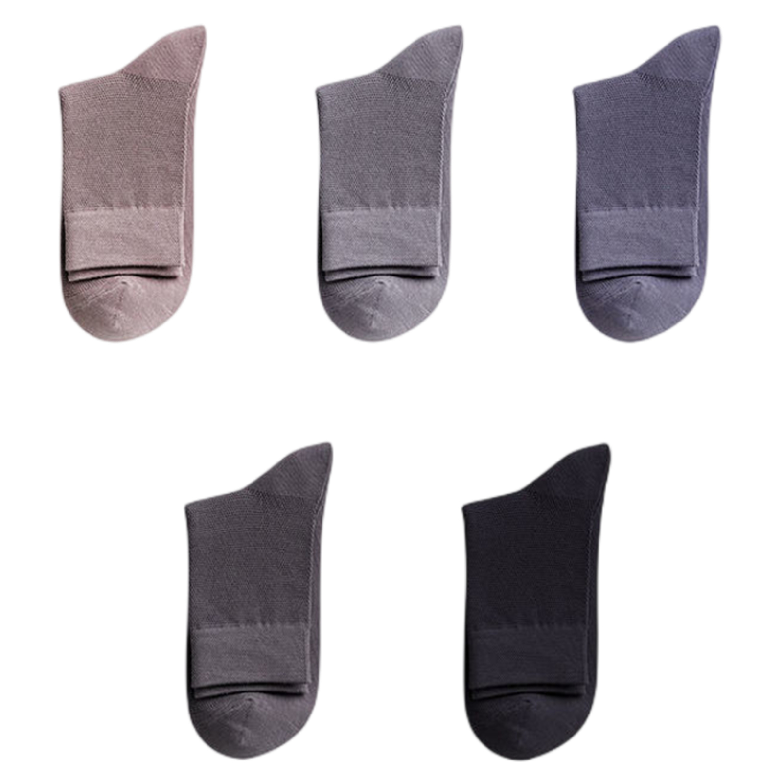 Men's Mesh Cotton Dress Socks Business Casual Solid Crew Socks Lightweight Soft Comfort, Medium