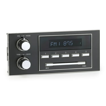 RetroSound New York 1.5 DIN Direct-fit Radio Stereo AM/FM AUX Compatible with 1995-02 Chevrolet GMC Cadillac Vehicles