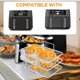 thumbnail image 5 of Rejilla para Freidora de Aire Air Fryer, Freidora de Aire de Doble Cesta Multicapa, Rejilla para Asar de Acero Inoxidable para Cocinar, 5 of 5