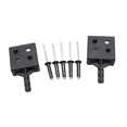 thumbnail image 3 of Kit de reparación de pasadores de ubicación y retención para estantes de paquetes, 2 piezas, fácil de instalar, moderno y resistente, pieza de, 3 of 9