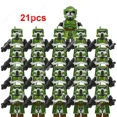thumbnail image 5 of Juguetes calientes 21 piezas nuevos bloques de Star Wars Doomsday Commander Soldies 501st Legion Trooper bloques compatibles Rex Brick Wars figuras de juguete, 5 of 5