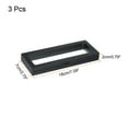 thumbnail image 2 of Uxcell Floating Thin Film Display Case 7.09 Inch x 2.75 Inch x 0.79 Inch Black Pack of 3, 2 of 5