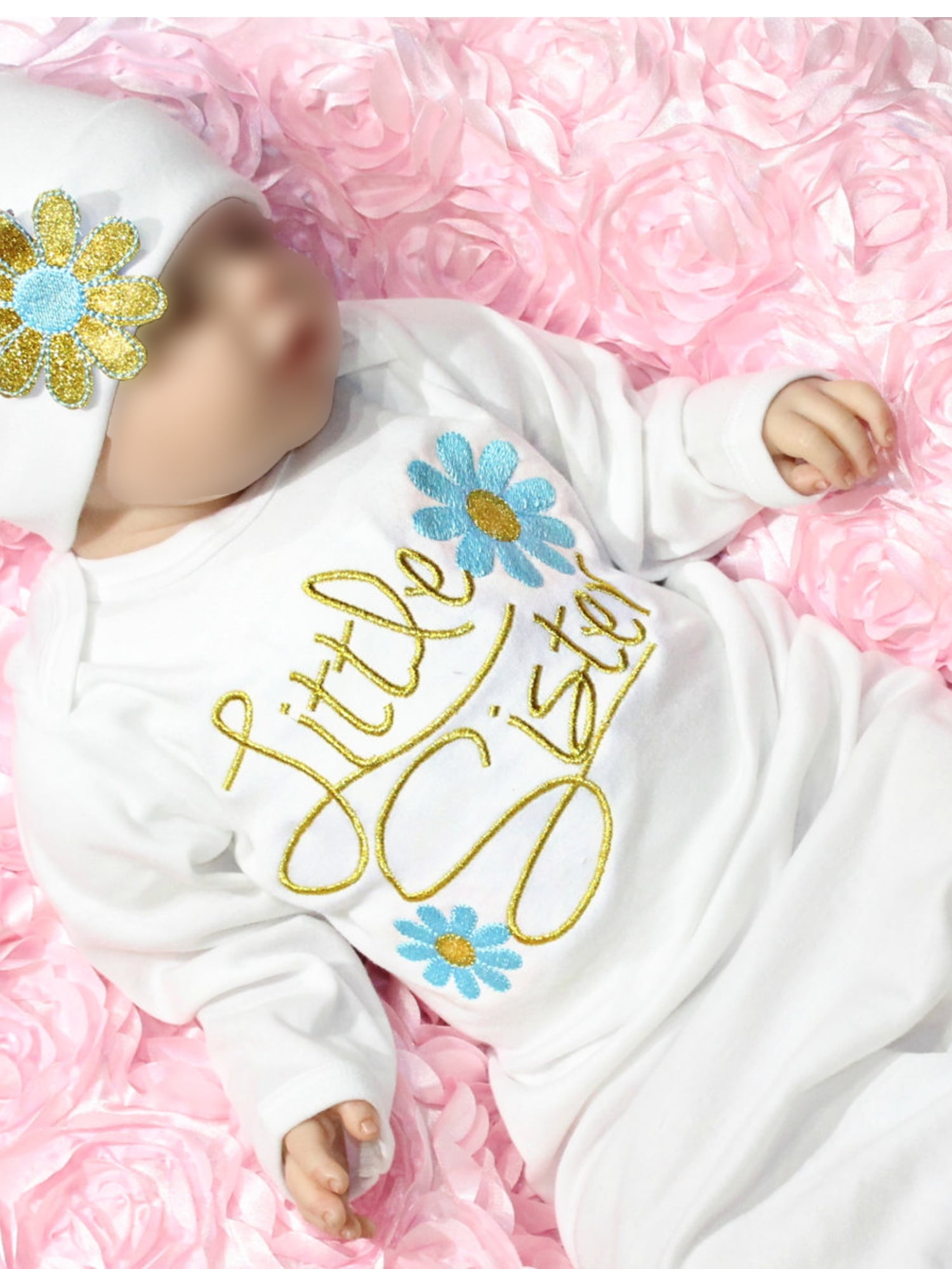 little sister newborn gown