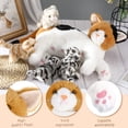 thumbnail image 4 of Gato de peluche con gatitos de peluche Skylety de 40 cm y 12 cm, 4 of 7