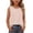 Orange, variant on Girls Cotton Gingham Sleeveless Tank Top, Crew Neck Casual Plaid Singlet, Breathable Summer Top for Kids