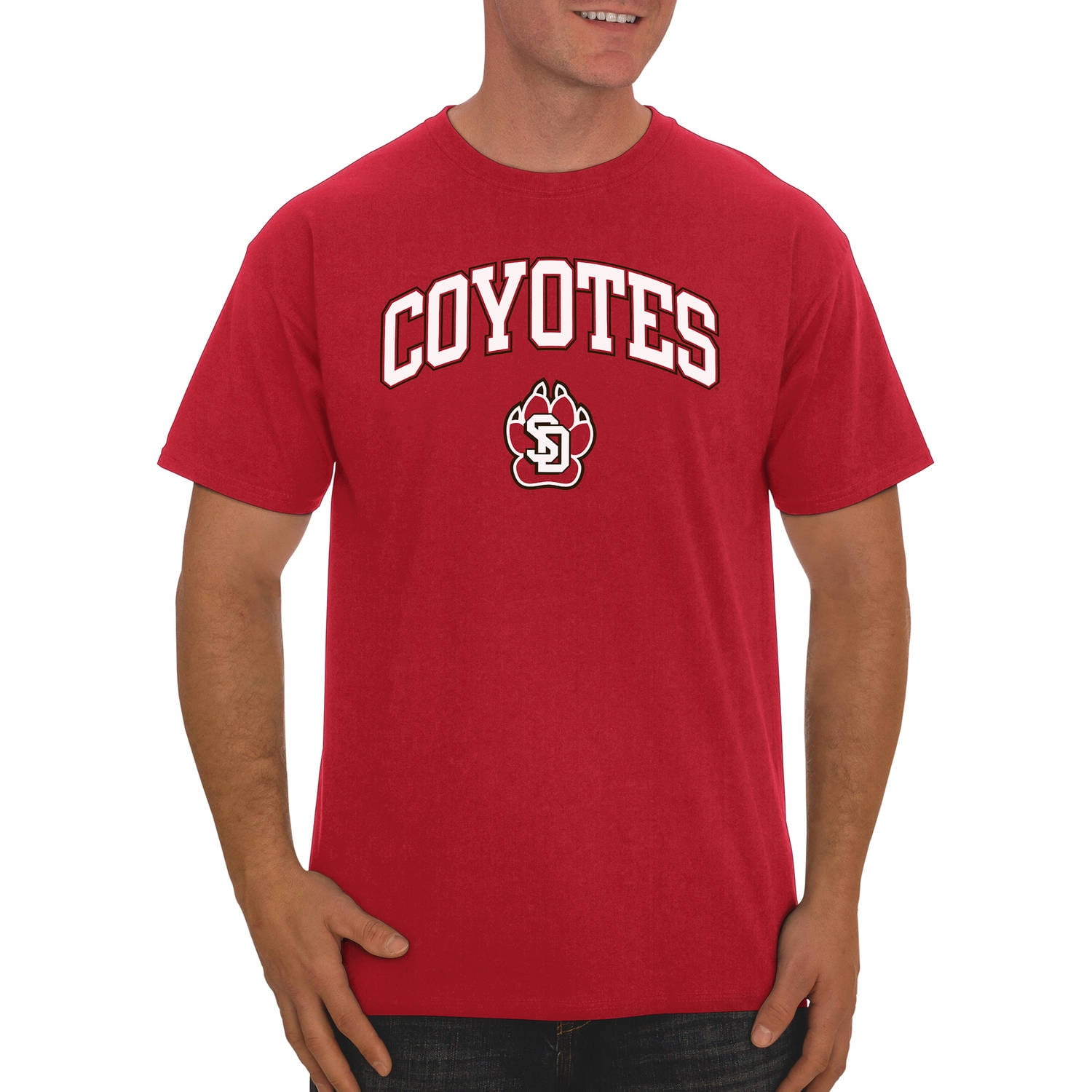 NCAA South Dakota Coyotes Big Men's Classic Cotton T-Shirt - Walmart.com