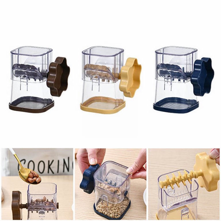 SALUTUY Manual Nut Chopper Multifunctional Nut Grinder Nut Dry Fruit Cutter  and Slicer Chopper Sturdy for Pecans for Hazelnuts for Kitchen 