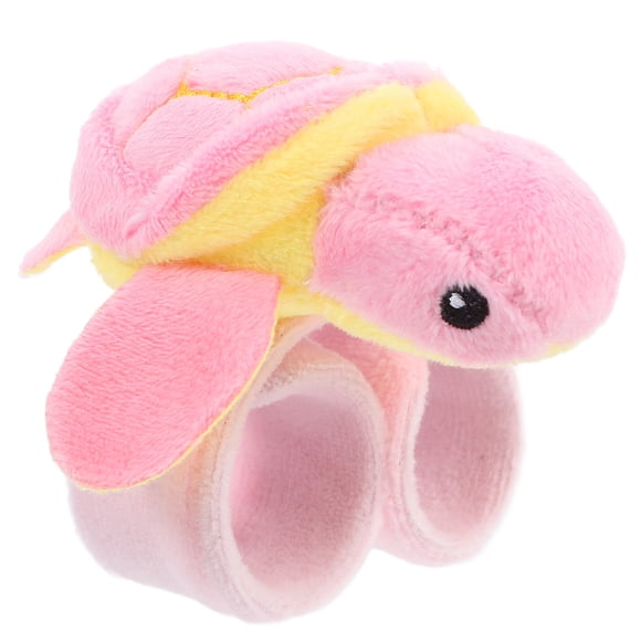 CIMAXIC Bracelet en Peluche Tortue Mignonne pour Fête d'Enfants, Bracelet Tortue Animal, 9.06"X3.35"X1.38 Pouces