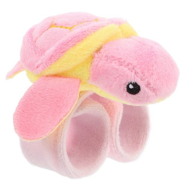 KAKOWELY Bonita pulsera de tortuga de peluche para fiestas infantiles. Pulsera de tortuga con forma de animal. Pulsera de tortuga con forma de animal.