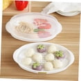 thumbnail image 4 of OULII 2Pcs Food Steamer for Cooking White Microwave Steamer for Steaming and Cooking, 4 of 8