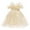 Yellow, variant on LLYWEY Toddler Girls Princess Dresses, Girls Elegant Formal Ball Gown Sequin Ruffle Cold Shoulder Mesh Round Neck Bow Knot Formal Party Wedding Birthday Dresses Back Zipper , Style BY-38, Yellow, 2T