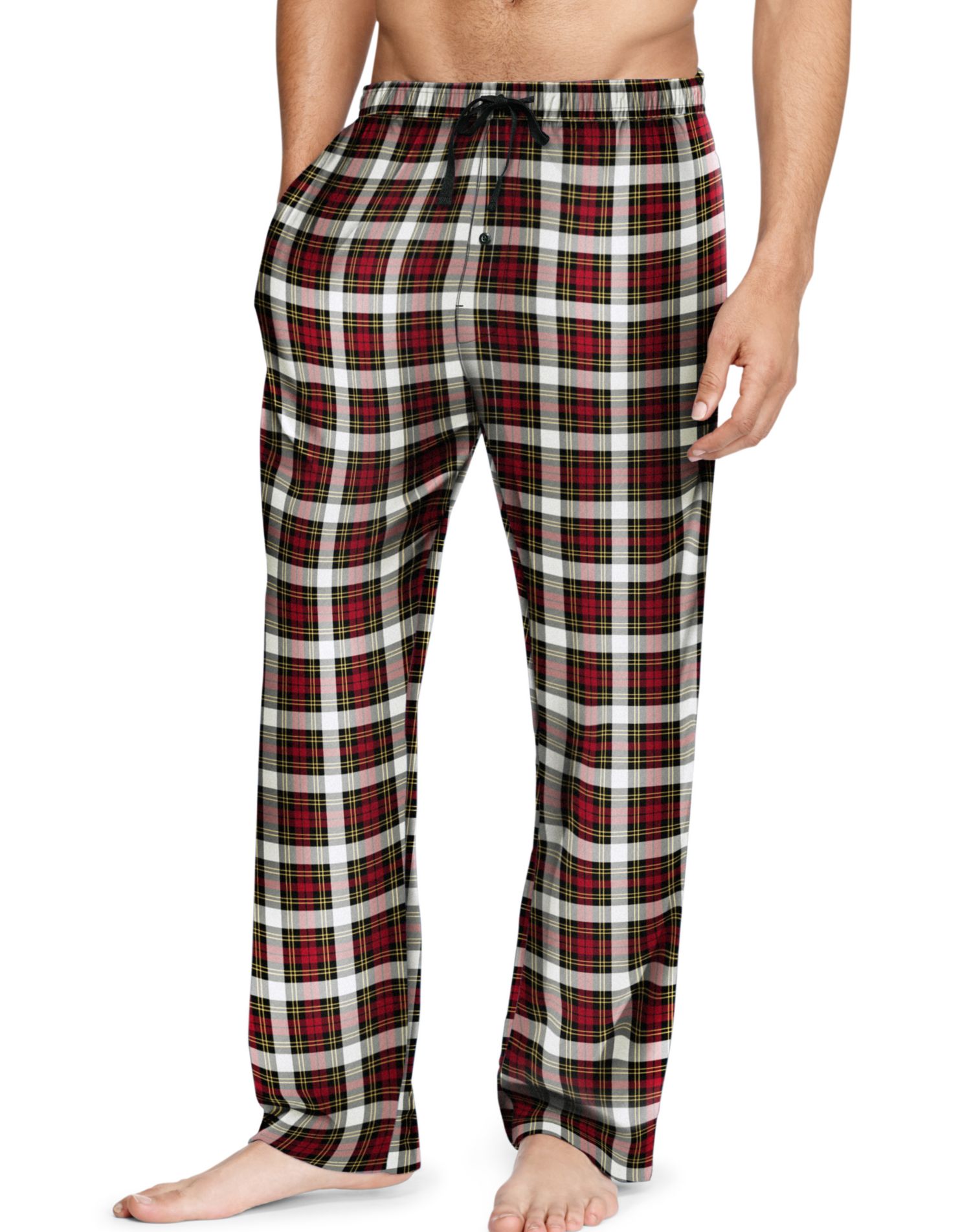 Men`s Flannel Pants with Comfort Flex Waistband, 02006/02006X, S