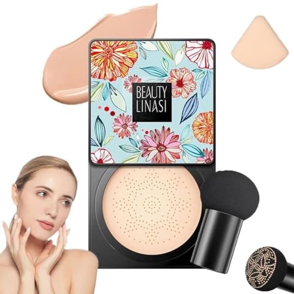 Crema de belleza Linasi funda transparente crema de belleza cojín de aire crema Cc corrector humectante maquillaje de larga duración