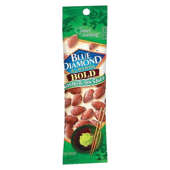 Blue Diamond Bold Almonds Wasabi and Soy Sauce 1.5oz