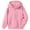 Pink, variant on Comfrt Hoodie Cute Hoodies Zip Up Hooded Sweatshirt Long Sleeve Pullover Casual Outerwear Soft Fleece Athletic Jacket Daily Wear Comfortable Durable Fabric