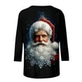 thumbnail image 4 of Womens Xmas Sweatshirts Crew Neck Blouses Tops Long Sleeve Christmas Tree Print Shirts Merry Christmas Clothes Trendy 2026 Clothe, 4 of 6