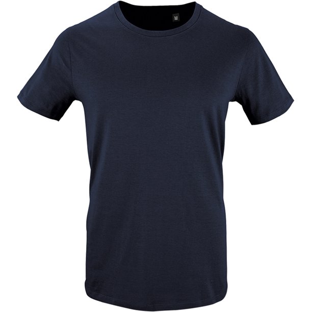 SOLS - Camiseta orgánica Milo para hombre (Azul Marino)