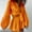 Orange, variant on Tbopshirt Women's 2 Piece Outfits Women's Summer New Casual Solid Color V-neck Cotton Linen Shirt Wide Leg Pants