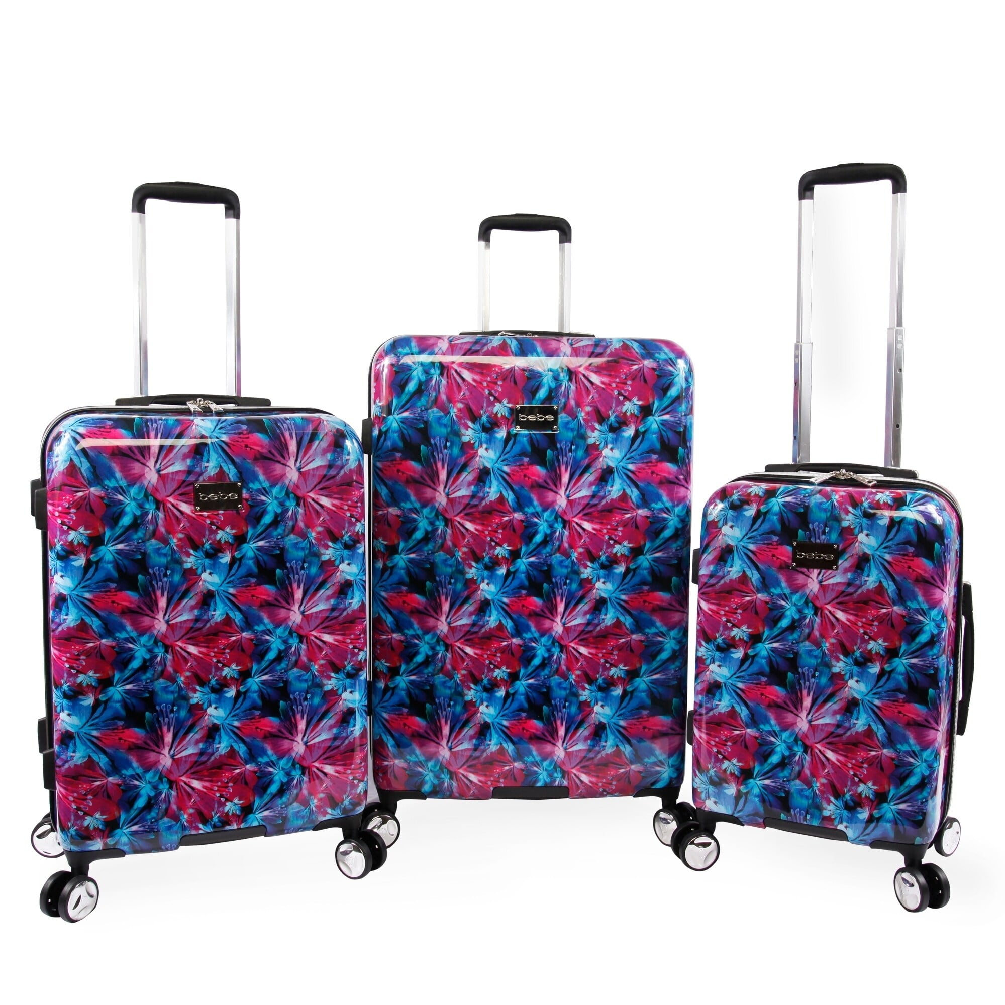 Bebe Tina 3 Piece Spinner Suitcase Set Walmart Com