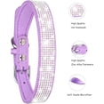 thumbnail image 2 of Mumup Dog Collar and Leash Set for Small Dogs, Pretty Rhinestone Bling Puppy Collar Fancy Crystal Glitter Jewel Girl Cat Collars for XXS XS Small Medium Female Pet Dogs, 2 of 4