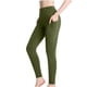 thumbnail image 5 of WILLBEST Pantalones de Yoga de Terciopelo para Mujer, Leggings Deportivos de Color Sólido, Cálidos, Gruesos Y Elásticos, con Bolsillos Laterales Dobles para Primavera, Otoño E Invierno. Mediana, 5 of 7