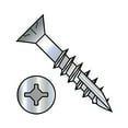 thumbnail image 1 of 10-9X3 1/2 Square Phil Drive Flat w/Nibs Deep Thread Wood Screw 2/3 Thread Type17 Zinc (Pack Qty 1,000) BC-1056DXF17D, 1 of 1