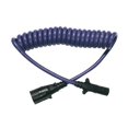 thumbnail image 1 of Cable en Espiral Blue Ox Azul con Receptor Hembra, 1 of 6