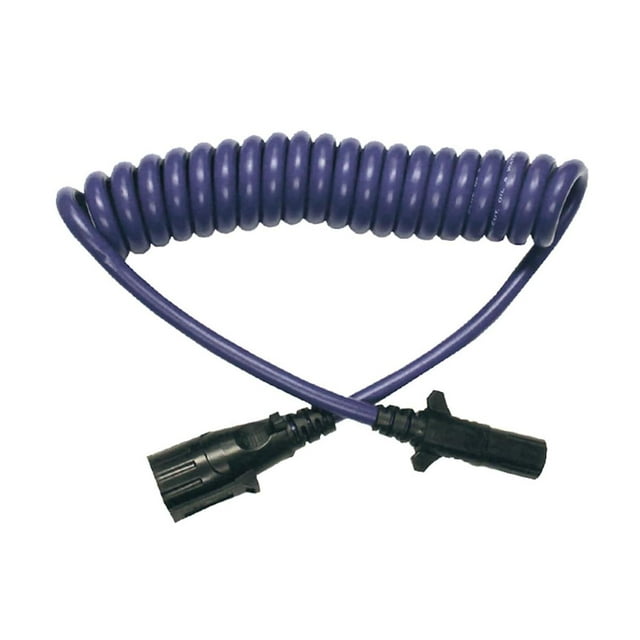 Cable en Espiral Blue Ox Azul con Receptor Hembra