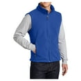thumbnail image 4 of Yellow Rooster Men Super Soft Value Fleece Male Vest True Royal M, 4 of 6