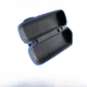 thumbnail image 4 of Caja antipresión de las gafas de sol del color del negro del gancho del bolso de la cremallera de la caja de las gafas de sol de la caja de las gafas de sol, 4 of 5
