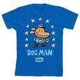 thumbnail image 6 of Dog Man Stars 2016 Youth Royal Blue Crew Neck Short Sleeve T-shirt - Medium, 6 of 7