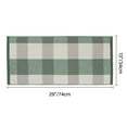 thumbnail image 6 of PiccoCasa 6Pcs 100% Cotton Kitchen Dish Towel 13" x 29" Green  Plaid, 6 of 7