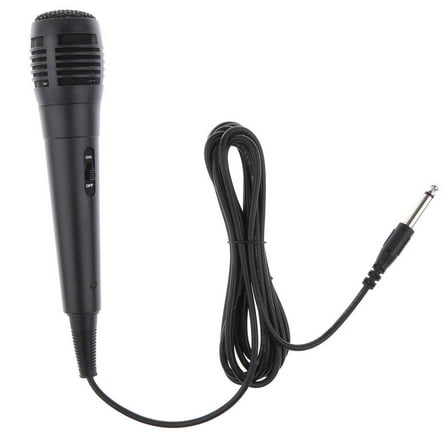 JWQFBC Unidirectional 6.35mm Microphone Instrument Mic for Karaoke Voice Recording