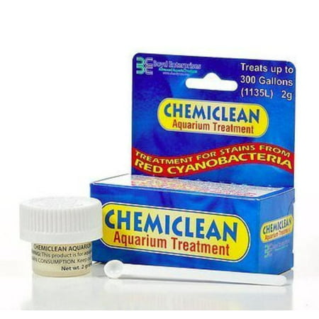 BOYD CHEMI CLEAN - CYANO, RED SLIME ALGAE (CYANOBACTERIA) - 2 GRAM POWDER- 16714, Cleans many types of stains from cyanobacteria Works in fresh and salt water.., By