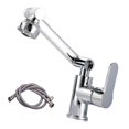 thumbnail image 2 of Grifo de baño, grifo mezclador para lavabo, grifo mezclador universal para lavabo, agua caliente y fría. Argenta con Pipa, 2 of 9