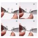 thumbnail image 3 of Gafas de sol nasales Gafas de sol retro de metal Matrix Mini gafas de sol para hombres y mujeres, 3 of 5