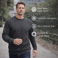 thumbnail image 2 of BILLIONHATS 12 Pack Mens Crewneck Sweatshirts in Bulk, Cotton, Wholesale Screenprinting Sweat Shirts For Men, Layer Shirt (Charcoal Gray, 3X-Large), 2 of 6