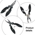 thumbnail image 3 of Fishing Pliers Aluminum Split Ring Hook Remover Line Cutter Lure Pliers Gripper Fishing Scissors Outdoor Fishing Tackles Tool, 3 of 6
